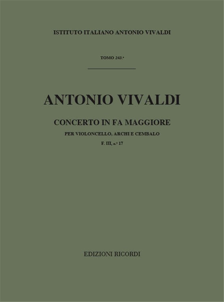 Concerto In Fa RV 410